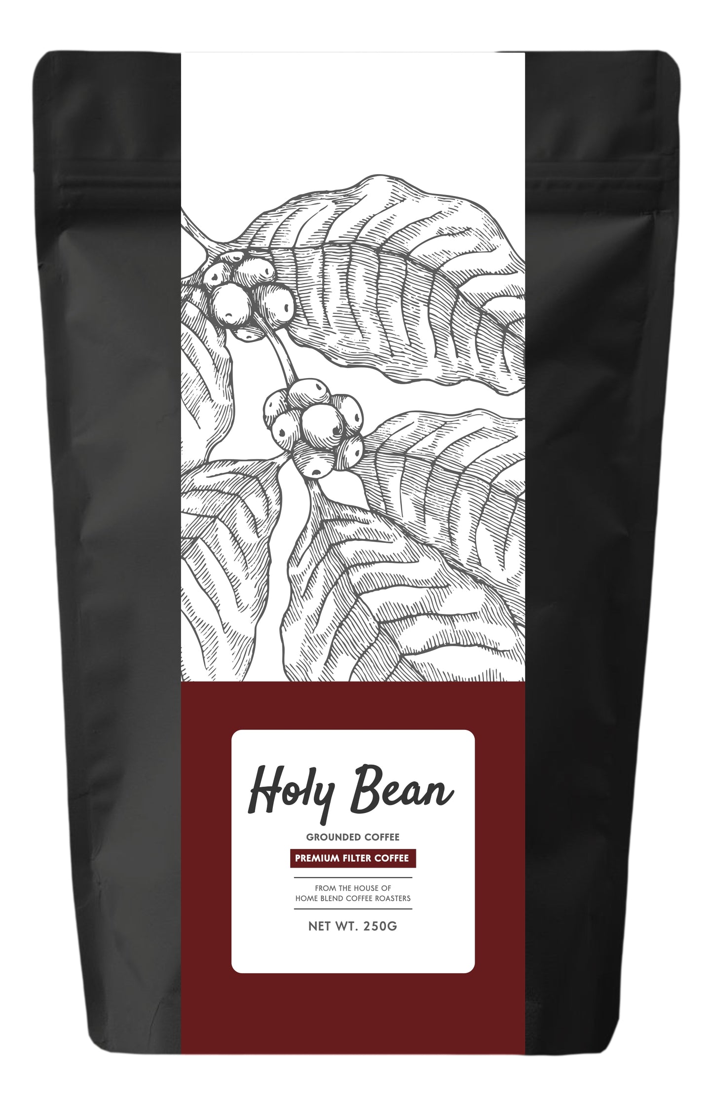 Premium Filter Coffee - No Chicory 100% Coffee - 250g