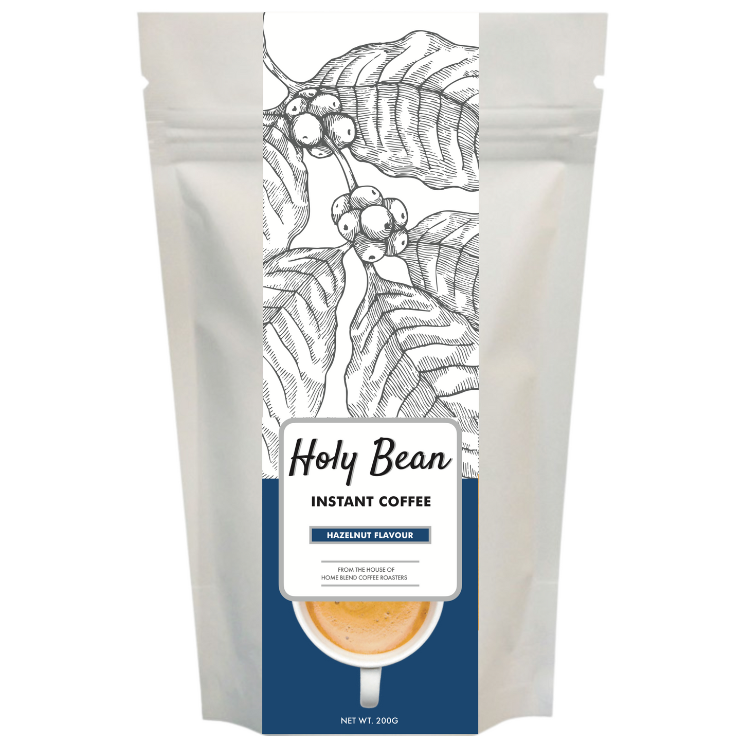 Hazelnut Instant Coffee - 200g Pouch