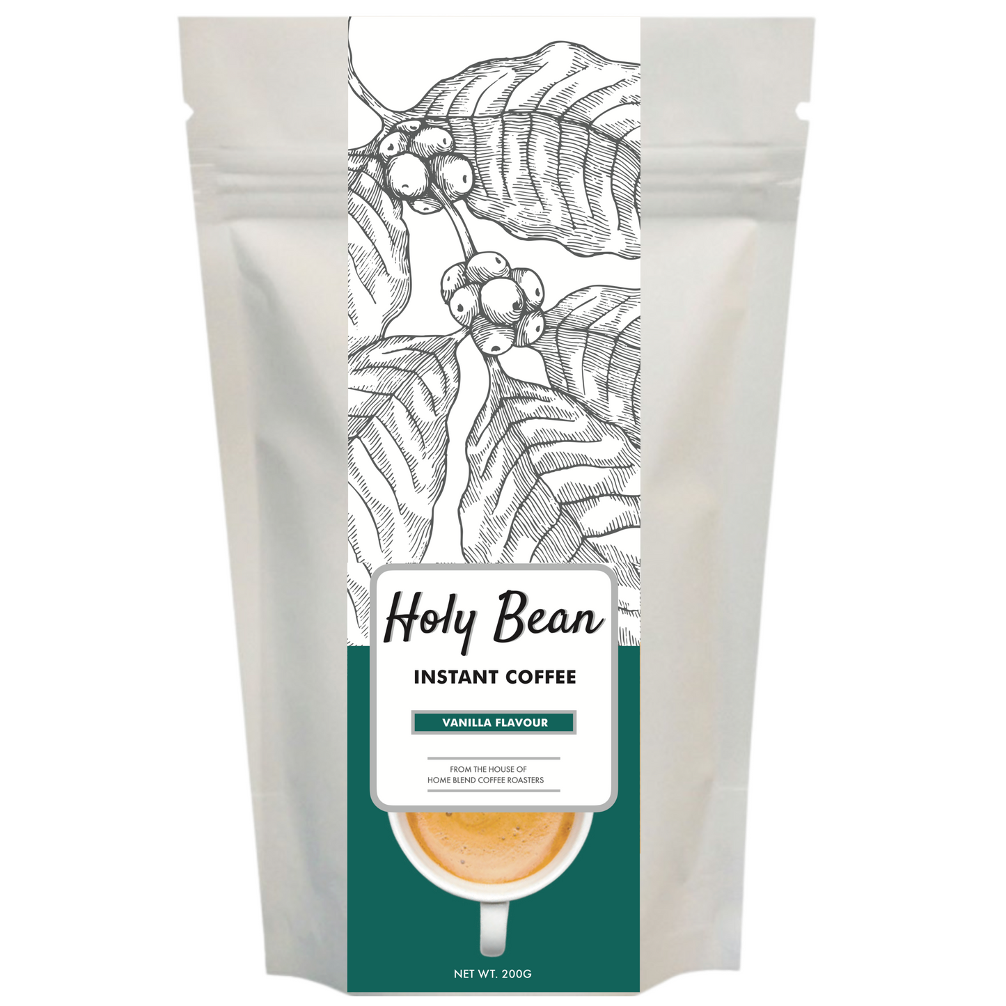 Vanilla Instant Coffee - 200g Pouch